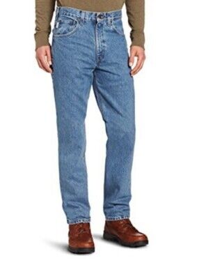 Carhartt Traditional Fit Jeans 36x30 Light Wash Denim Jeans